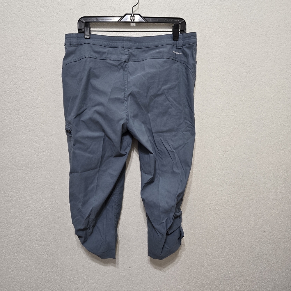 Eddie Bauer Blue Capri  Pants Size 12 - Picture 7 of 10